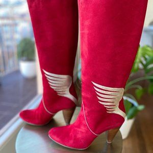 Patricia Blanchet Red Boots